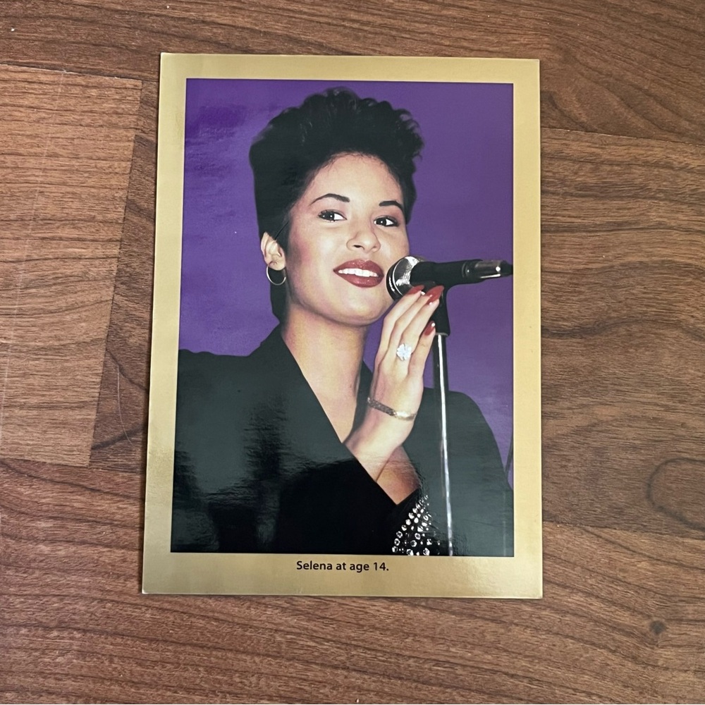 Selena Quintanilla Double Sided Photo Card